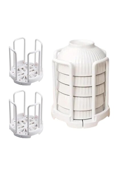 Generic YelaJoy 2pcs Dish Bowl Plate Holder，Expandable - Bowl and Plate Organ...