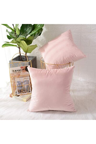 Generic MERNETTE Pack of 2, Velvet Soft Decorative Square Throw Pillow Cover ...