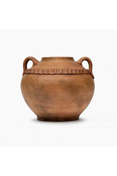 Generic Brand Handmade Rustic Ceramic Vase – Patinated Desert-Inspired Potter...