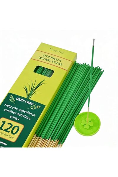 Generic Brand Mosquito Repellent Incense Sticks 120Pcs – Citronella Oil Outdo...