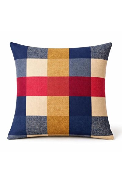 Generic Brand Sleep Well Checkered Cushion Cover 45x45 cm – Soft Plaid Decora...