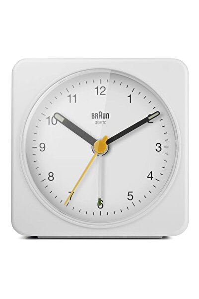 Generic Brand Braun Classic Analogue Clock with Snooze and Light, Quiet Quart...