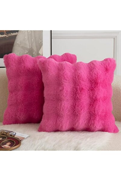 Generic Brand Mandioo Set of 2 Luxury Decorative Thick Wool Cushion Cover Sup...