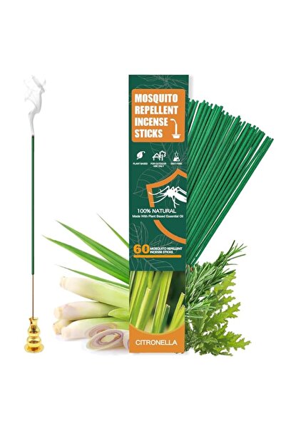 Generic Brand BananaHome 60pcs Mosquito Repellent Citronella Incense Sticks w...