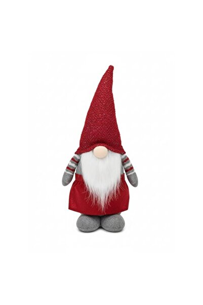 Generic Brand Christmas Gnome Plush Decoration, Red and Gray Striped Holiday ...