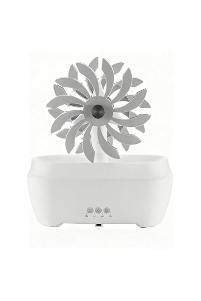 Generic Brand Pinwheel Humidifier, Rain Windmill Aromatherapy Diffuser, 7 Col...