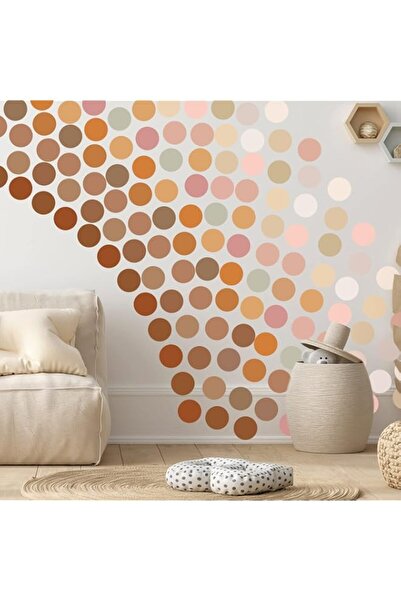 Generic bpa 2 Inch 288 Pcs Wall Decals for Girls Bedroom Boho Rainbow Wall De...