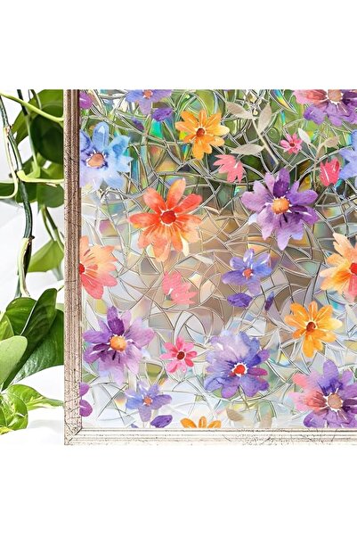 Generic Joyzzz Decorative Window Privacy Film, 39.37x15.74 Inch Static Cling ...
