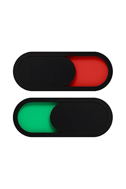 Generic 2PCS Privacy Sliding Door Sign Black, Red Green Slider Indicator Fros...
