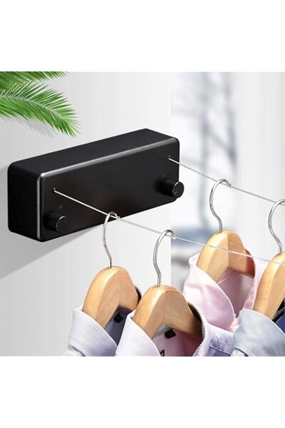 Generic Aputue Retractable Clothesline, Wall Mounted Drying Rack with Adjusta...