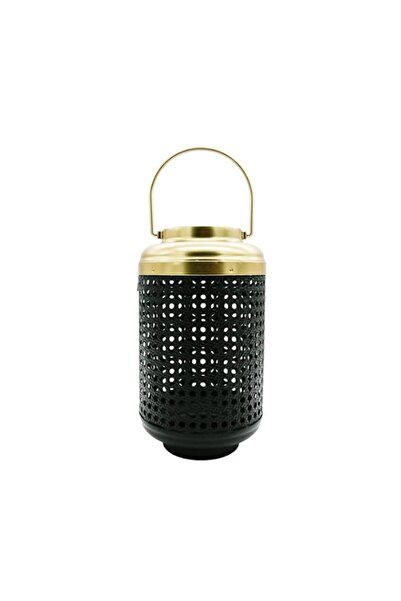 Generic Brand AKDC Candle Lantern 025322 25X28X45 Cm Golden/Black