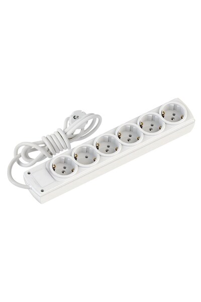 Mutlusan Rı-Tech 6-Outlet 3m Grounded Group Socket (001 175 610002 03 00)
