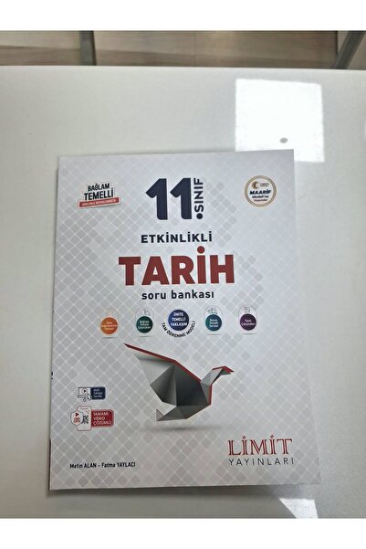 Limit Yayınları 11.SINIF TARİH ETİKİNLİKLİ SORU BANKASI YENİ MAARİF MODEL 202...