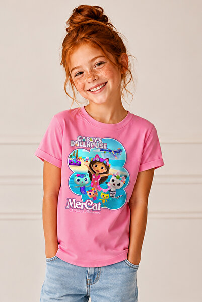 Zeycem Store Gabby Dollhouse Gabby's Dream House Printed Girls' Unisex Tshirt...