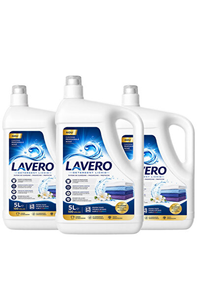 Lavero 3 x Detergent lichid de rufe, 100 de spălări, 5L