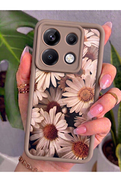 Rivor Xiaomi Redmi Note 13 Pro 5G Uyumlu Kılıf Kamera Korumalı Vintage Papaty...