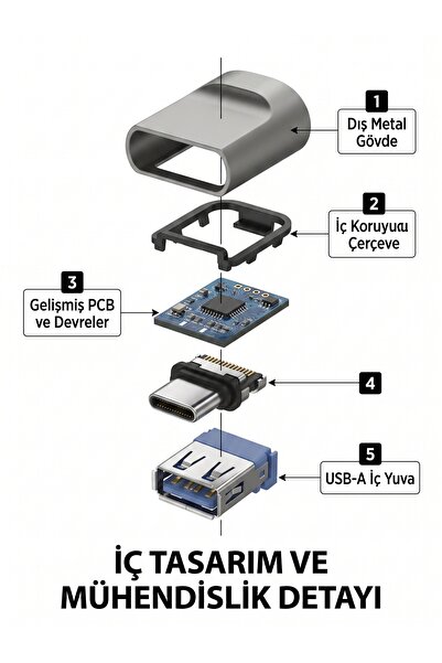 online shopping dsg store Type-C To USB 3.0 OTG Çevirici Dönüştürücü