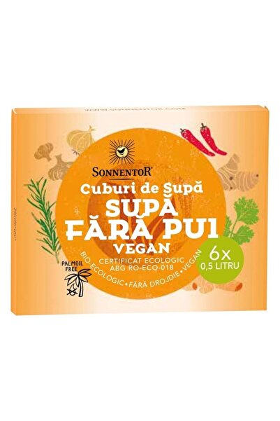 Sonnentor Cubulete supa pui Fara Pui picant vegan fara drojdie 6x10g