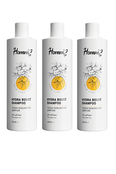 hommlife Homm Life Hydra Boost / Amino Acid Shampoo 400 ml - 3 Pieces