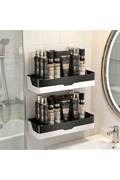Generic ROUNY Upgraded Shower Caddy with Self Adhesive Premium Wall Mount Org...