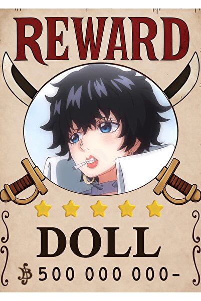 OEM Cardboard poster 250g A4 One Piece Doll, Design Collection, Premium, A4