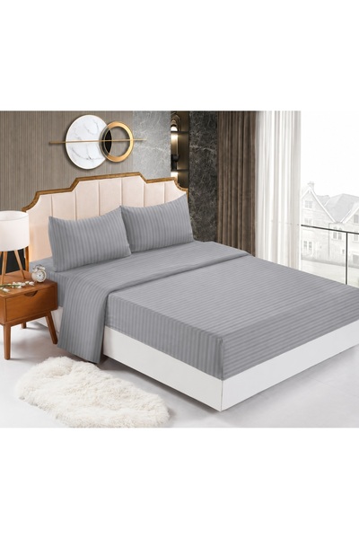 CHIRASO Bedding Set, DAMASK, Stretchy Sheet 180x200cm, Duvet Cover 220x240, 2...