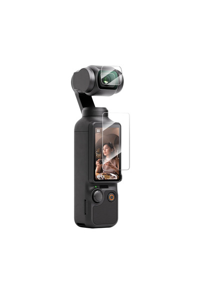 DJI Osmo Pocket 3/4 Aksesuar Seti (Silikon Kılıf, El Bilekliği, Lens Koruyucu ve Ekran Koruyucu)