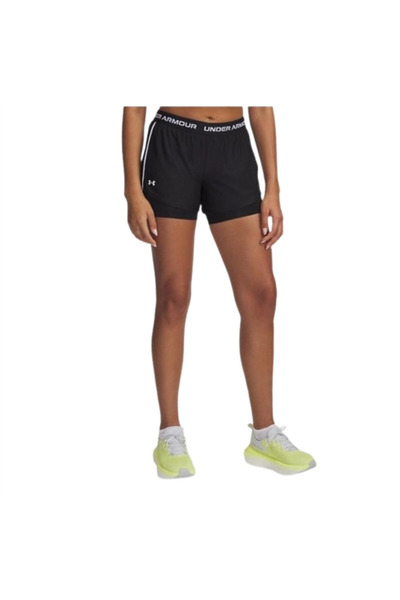 Under Armour Tech Play Up 2İn1 Shorts 1389895-001 Siyah Şort