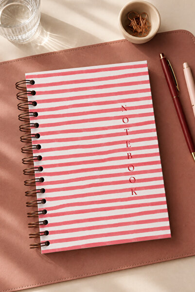 Defsan A5 Spiralli Sert Kapak 120 Yaprak Bullet Journal Not Defteri - Kareli