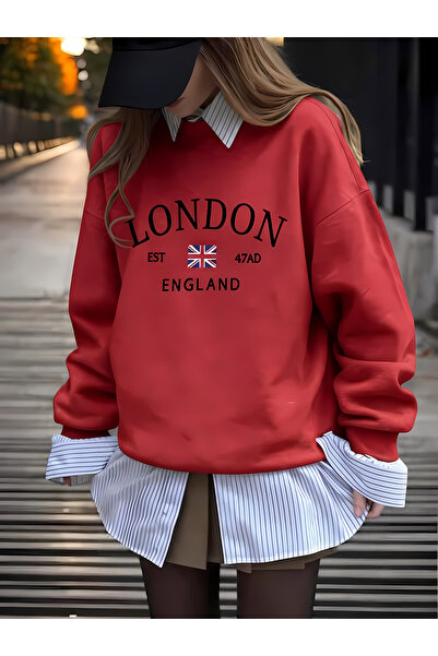 New Shine London Printed Women's Sweatshirt