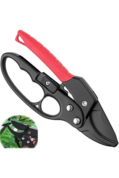 Generic X spring Heavy Duty Garden Pruning Shears, Handheld Red Gardening Pru...