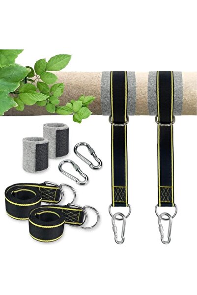 Generic Safe Tree Swing Hanging Straps Kit Holds 2800 lbs with 2 Heavy Duty L...