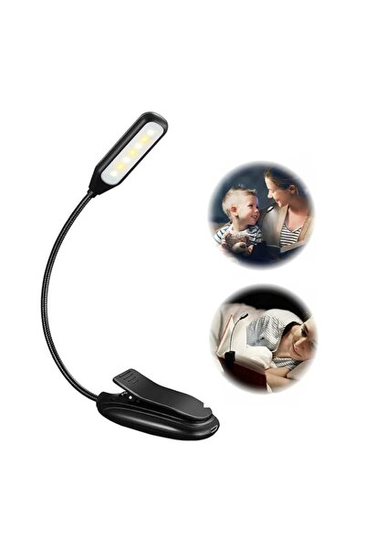 Generic Book Light, 9 Modes, 7 LED Clip Light, Up to 60 Hours, Eye-Care USB R...