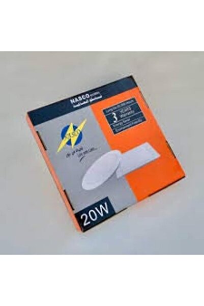 Generic Ultra Slim 18w Round LED Panel Light Wall Mounted 8 Inch - White