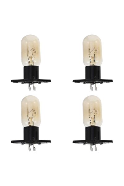 Generic OSALADI 4PCS Microwave Bulb with Housing 250V 20W Microwave Light Bul...