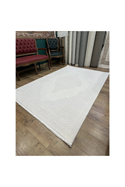 Destan Home Destan Halı Azure 1770 BEYAZ Makine %100 AKRİLİK Uzun Ömürlü Mode...
