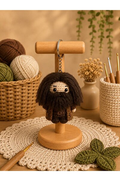 Morey Amigurumi Knitted Keychain - Handmade Bag Accessory and Gift Figure