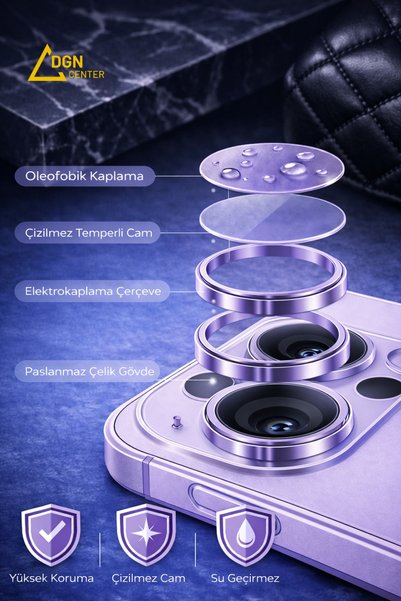 FMK iPhone 14 Compatible Camera Lens Protector