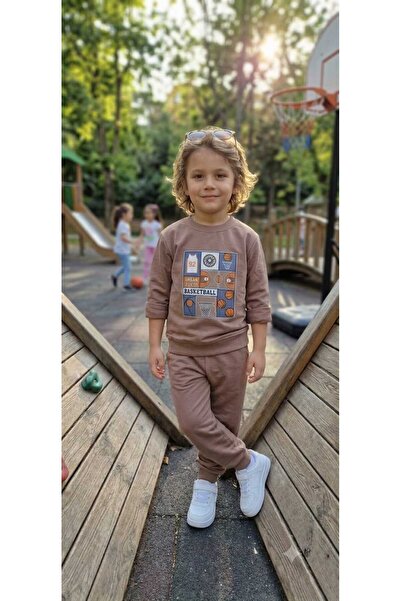 tuma collectıon Boy's Tracksuit Set Sweatshirt Bottom Two-Thread Seasonal Cas...