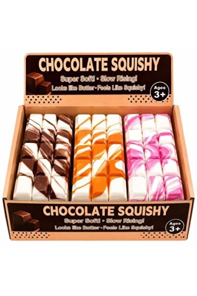 Toys Jucărie antistres squishy ciocolată marmorată – Super moale, cu revenire...