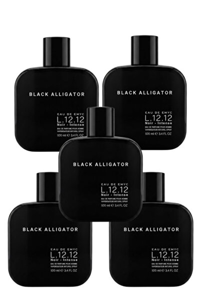 EMYC 5 Pieces Black Alligator Perfume 100ML