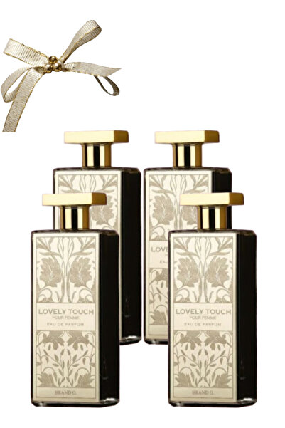 BRAND G 4 Pieces Lovely Touch pour Femme Perfume 100ML