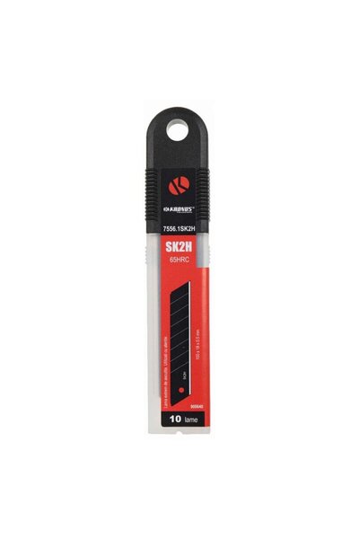 OEM Cutter blades, Kronus 900640, SK2H, 18 mm, set of 10 pieces
