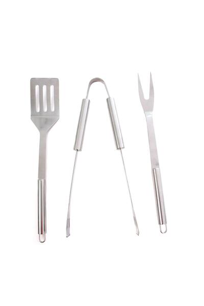 OEM Accesorii pentru gratar Grunman Premium KY1514, otel, 36 cm, set 3 buc