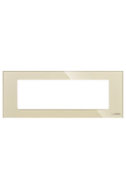 OEM Италианска рамка Luxion LXI-GF006G, 6 модула, позлатена, за контакт/ключ