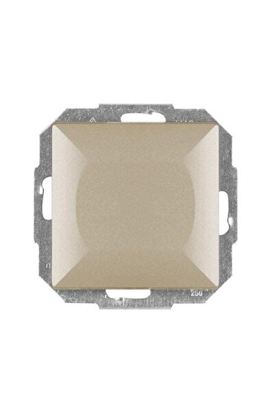 OEM Intrerupator simplu iluminat Abex Perla WP-1P/S SA, incastrat, satin