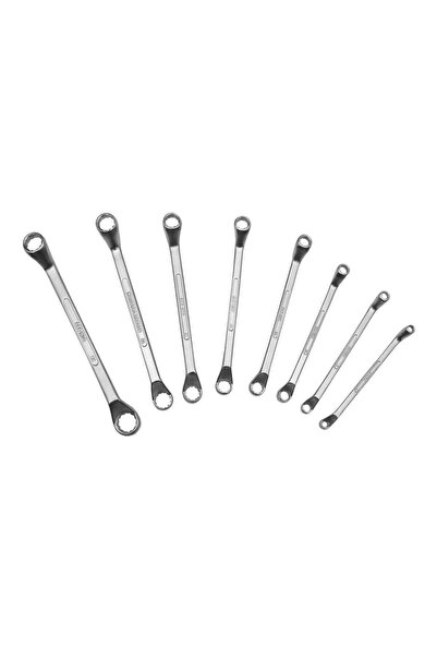 OEM Double ring wrenches, offset, Holzer, 6 - 22 mm, set of 8 pieces