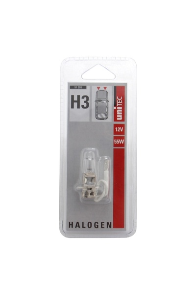 OEM Unitec H3 halogen headlight bulb, 55 W, 12 V