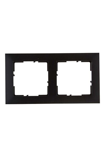 OEM Legrand New Suno 721522 рамка, 2 позиции, черен, за контакт/ключ