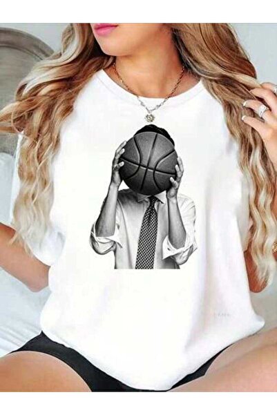 k222 Oversized Women's T-Shirt, Loose Fit, Flat Print Women's-Shirt, Fashion ...